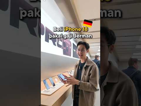 Beli iPhone 18 di Jerman perlu berapa hari kerja? 🤔 #tinggaldiluarnegeri #hidupdijerman