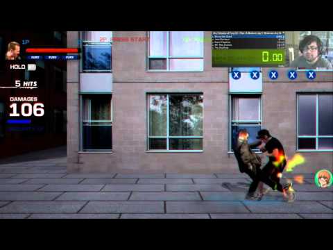 Streets of Fury EX - Jay C. Binkman Burst Bait and 37-hit 469 damage combo