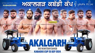 Akalgarh (Sri Muktsar Sahib) Kabaddi Tournament 25 Sep 2024