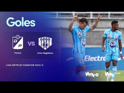 Pereira  vs. Unión Magdalena  (goles) | Liga BetPlay Dimayor 2023- 2 | Fecha 13