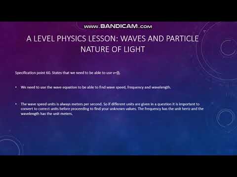 A Level Physics (EDEXCEL): Waves and Particle Nature of Light