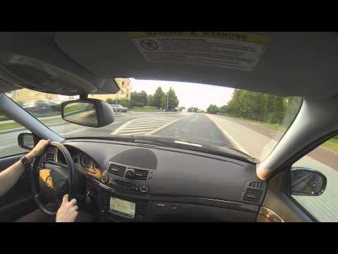 Mercedes E320 CDI [W211] - driving around Grudziadz