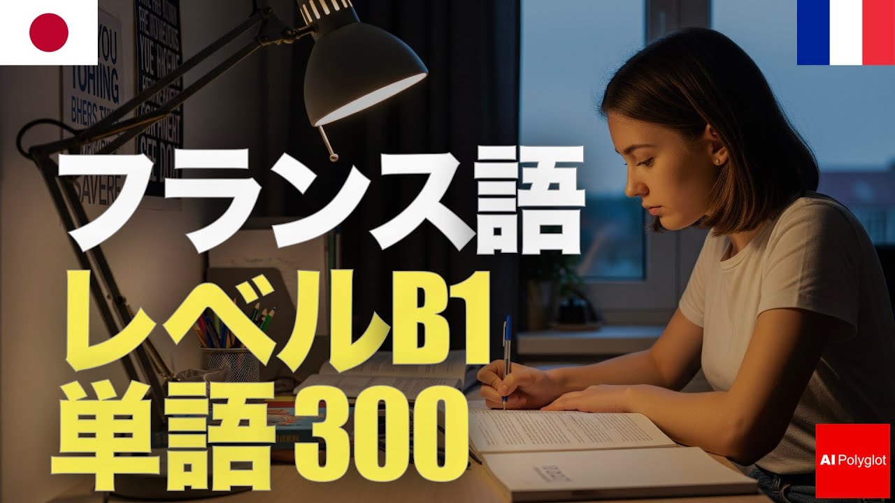 フランス語レベルB1単語300  | 中級 | 聞き流し | 第二外国語 | 音声学習 | リスニング練習 episode artwork