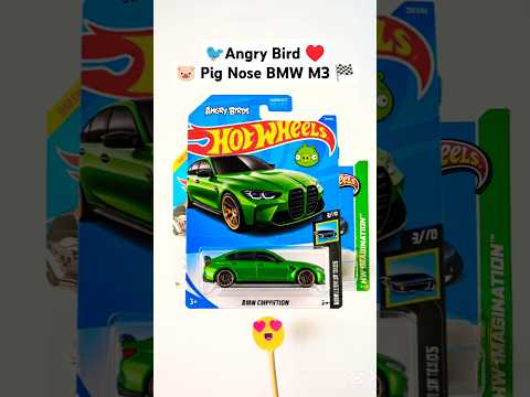BMW M3 Got Pigged! Hot Wheels Transformation #hotwheels #hotwheelscollector #bmwm3 #angrybirds #ai