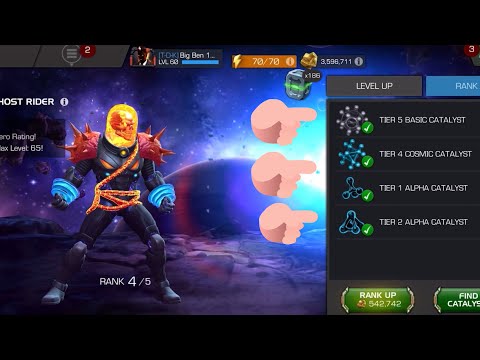 My First Ever Rank 5! Cosmic Ghost Rider Rank Up and Gameplay! - Marvel Contest Of Champions