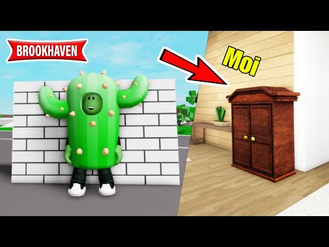 S'INTRODUIRE CHEZ DES INCONNUS MAIS ... SANS QU'ILS ME VOIENT ! (DÉFIS EXTRÊME) ROBLOX - BROOKHAVEN