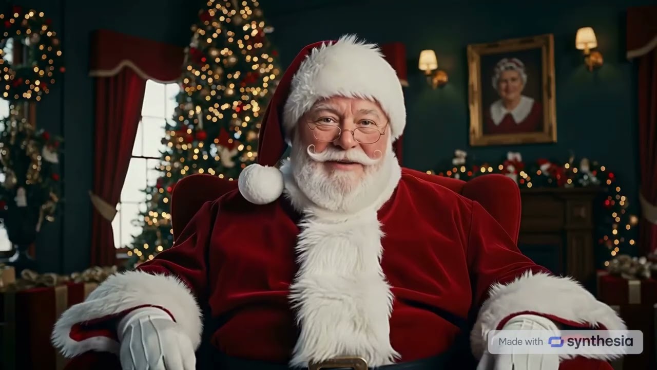 Synthesia Greetings from Santa 1 - YouTube