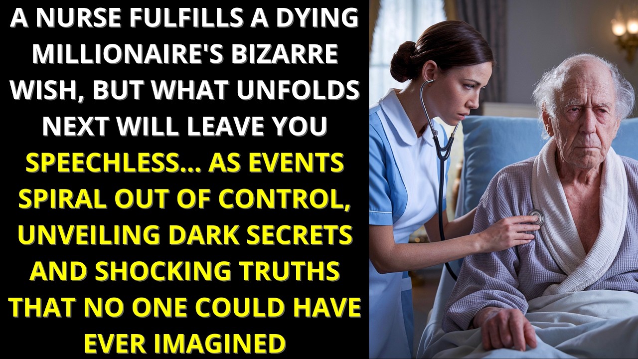 A NURSE FULFILLS A DYING MILLIONAIRE'S BIZARRE WISH, BUT WHAT UNFOLDS NEXT WILL LEAVE YOU SPEECHLESS
