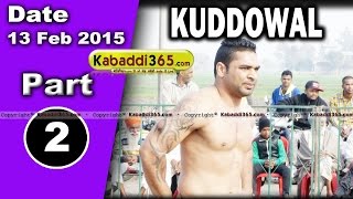 Kuddowal ( Jalandhar) Kabaddi Tournament 13 Feb 2015 Part 1 by Kabaddi365.com