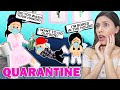 Our FIRST DAY in QUARANTINE! *MY KIDS HATE IT* - Roblox (Bloxburg Roleplay)