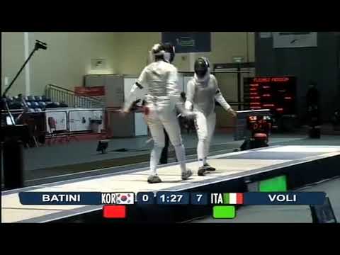 Belfast World Championships 2009 JWF - L4 - Batini ITA v Volpi ITA