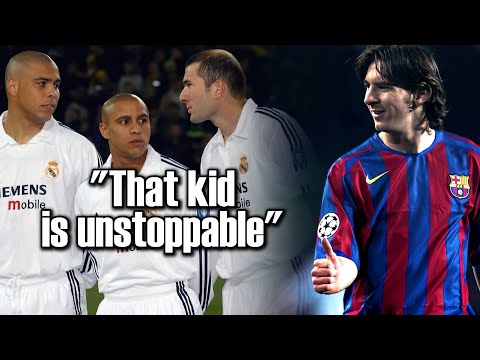 When teenage Messi faced Real Madrid for the first time