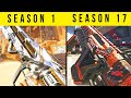 Every TIER 100 & 110 Max Battle Pass Reactive Skins In ORDER Season 1-17
