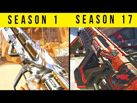 Every TIER 100 & 110 Max Battle Pass Reactive Skins In ORDER Season 1-17