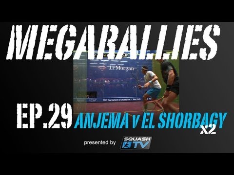 Squash : MegaRallies - L.J Anjema v Mohamed El Shorbagy - EP.29