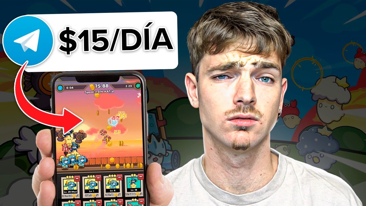 Este Juego de Telegram me Paga 15$/Día (Retirables) | Kat Knight