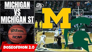Michigan Vs Michigan State Basketball LIVE Reaction/Scoreboard: NCAAM