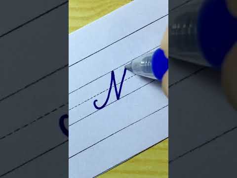 How to write in cursive Capital letter M |Cursive Writing for beginner |Cursive handwriting practice
