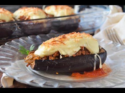 Berenjenas rellenas de carne