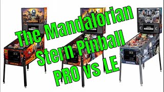 The Mandalorian Stern Pinball PRO vs LE thoughts and comments answers