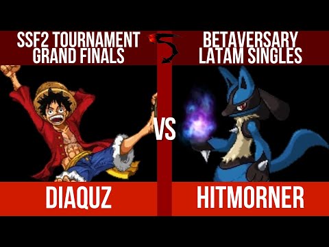Betaversary LATAM GRANDFINALS: Diaquz (Luffy) vs. Hitmorner (Lucario) - Super Smash Flash 2 Beta