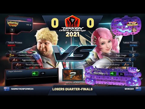 500mgtrensperweek (Bob) vs Wowzer (Alisa) - TOC 2021 Oceania Losers Quarter Finals