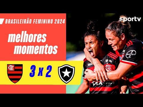 Gols e lances de Flamengo x Botafogo