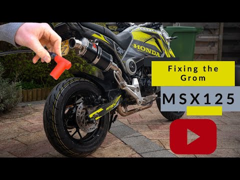 Honda Grom on Track Tires + Fixing the CRASH damage