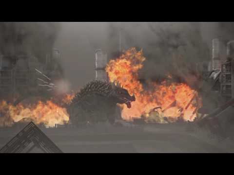 anguirus vs mothra larva ( hard mode ) - godzilla ps4