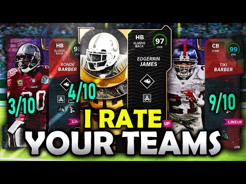 I RATE YOUR TEAMS EP. 31 - Madden 22 Ultimate Team