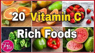 ✅ Vitamin C Rich Foods || 20 Best Foods That Are High In Vitamin C