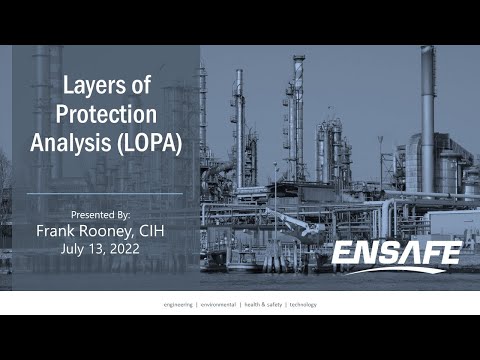 Client Education Series Webinar #2 Process Safety Management (LOPA)