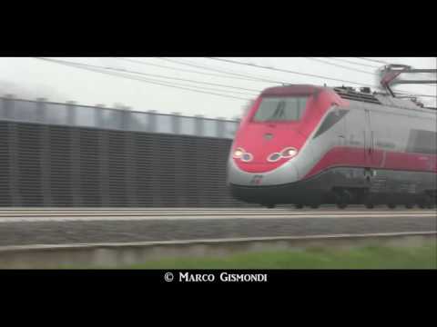 Train Spotting #3 Anzola Emilia: Frecciarossa, merci, Frecciabianca,Intercity