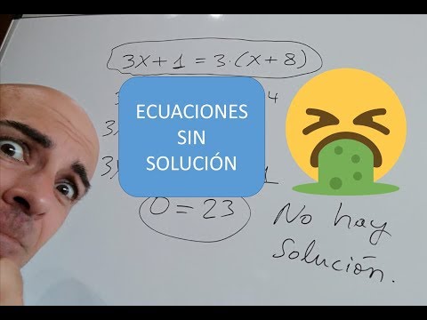 Ecuaciones de primer grado SIN SOLUCIÓN
