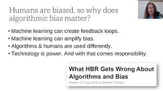 Humans are biased too, so why does machine learning bias matter?