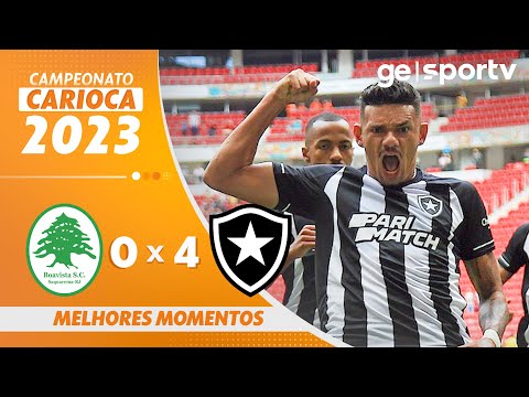 BOAVISTA 0 X 4 BOTAFOGO | MELHORES MOMENTOS | CAMPEONATO CARIOCA 2023 |  ge.globo