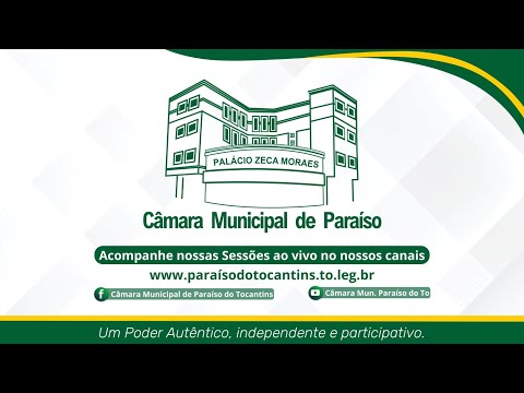 SESSÃO ORDINÁRIA Nº 094 | CÂMARA MUNICIPAL DE PARAÍSO TO | 14/10/2026.