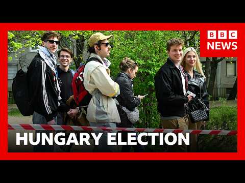 Hungarians vote in big numbers on whether to end Orbán rule and elect rival | BBC News