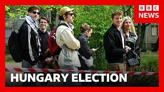 Hungarians vote in big numbers on whether to end Orbán rule and elect rival | BBC News