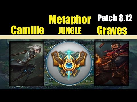 Metaphor | CAMILLE vs GRAVES | CAMILLE Jungle | Challenger Gameplay | Patch 8.12