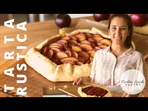 TARTA RUSTICA | GALLETTE | DE CIRUELAS | FACIL Y RAPIDO ✔