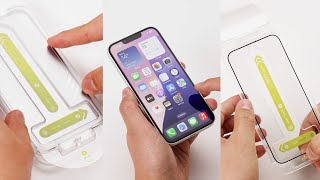 Ringke Easy Slide iPhone 16e/14/13/13 Pro Screen Protector met Jig 2-Pack video
