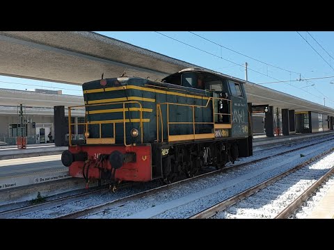 MANOVRA D245 6119 IN STAZIONE A REGGIO CALABRIA CENTRALE
