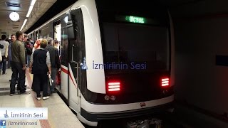 İzmir Metrosu 2011 yılı görüntüleri - Tren Bornova | Hatay yönüne gide