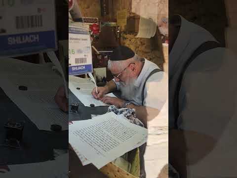 Writing a Torah Scroll at Masada 2,000 Years After Its Fall, Israel ✡️🔥