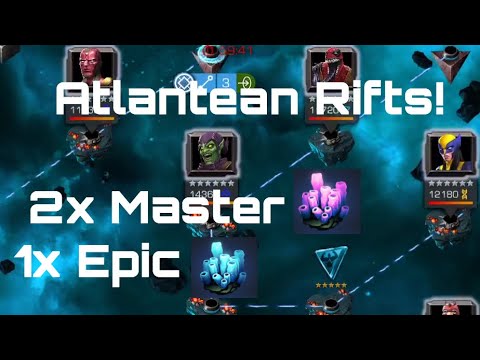 2x Master & 1x Epic Atlantean Rifts! - Marvel Contest Of Champions