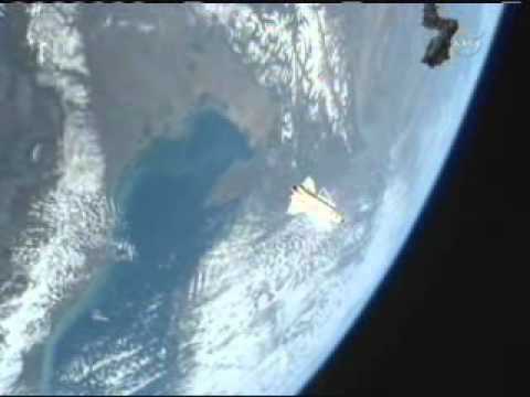 Discovery Fly over Mediterranean Sea