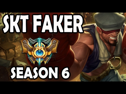 SKT T1 Faker Lee Sin vs Nidalee Jungle Ranked Challenger Korea
