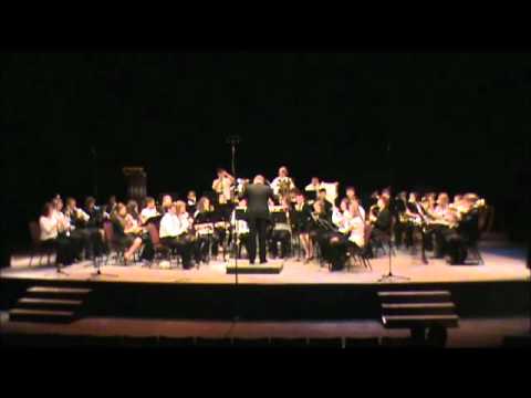 Jefferson High School (WV) Symphonic Band performs English Folk Song Suite at Marshall University