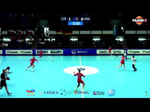 Angola vs Republica Tcheca Women's Junior (U20) WCh, Slovenia 2022 Parte 1